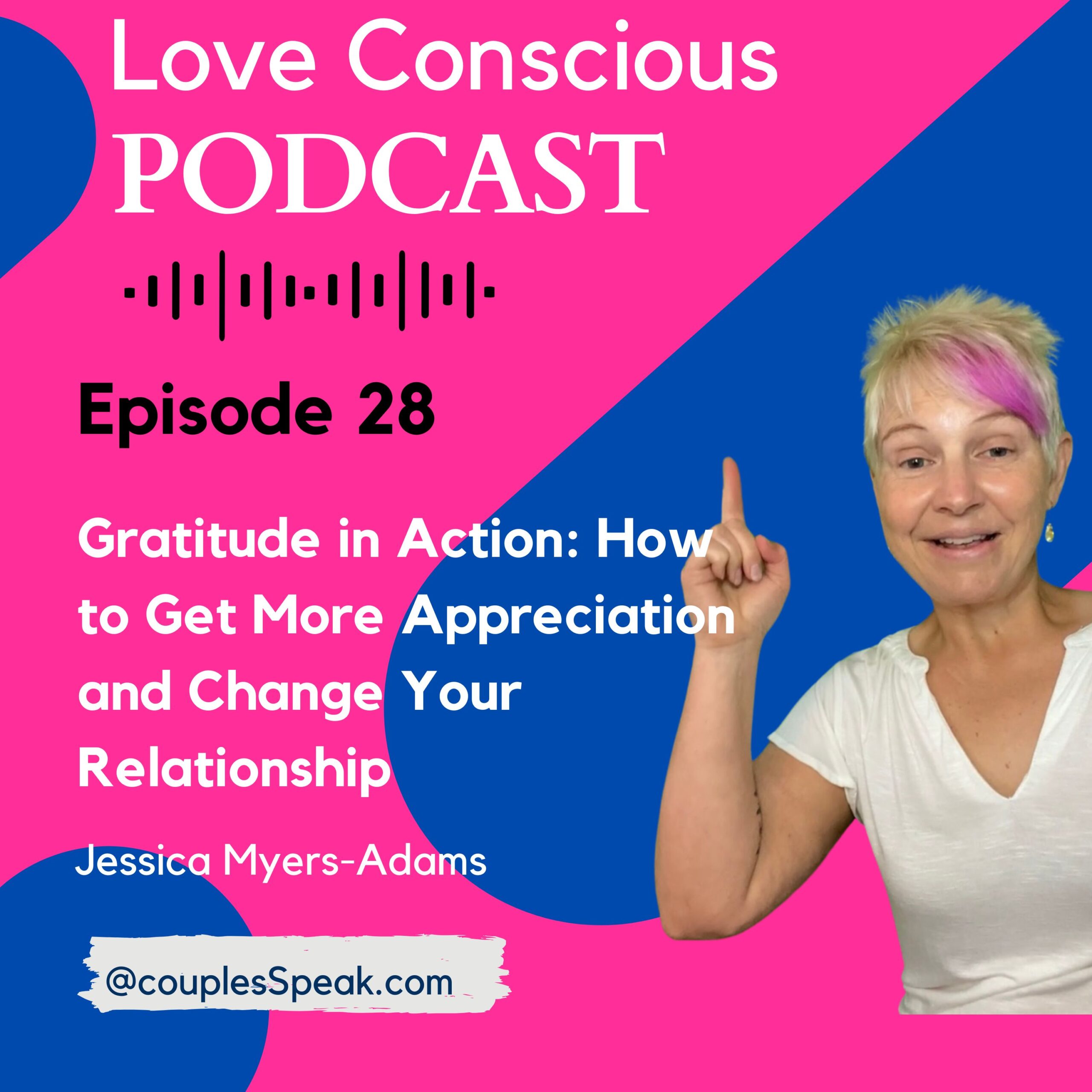 Episode 28 Gratitude in Action: How to Get More Appreciation and Change Your Relationship